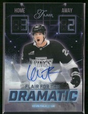 2025-26 UD Flair Hockey Kevin Fiala Flair for the Dramatic Auto #/99 #FTD-13