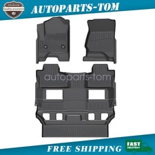 Tpe Floor Mats For Chevrolet Tahoe Gmc Yukon 2015-2020 Liner All-weather 4pcs