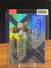 Logan Woodside 2018 Panini Elite Draft Picks Rookie Card Auto Refractor. rookie card picture