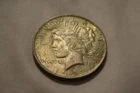 1923-P PEACE SILVER DOLLAR, 90% SILVER CIRCULATED