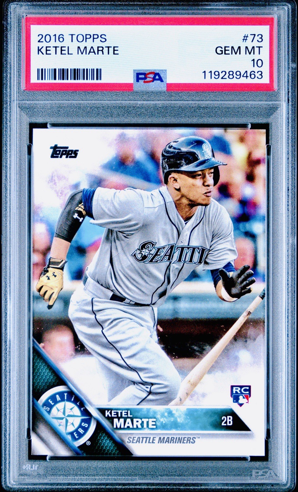 2016 Topps - Ketel Marte RC #73 PSA 10 GEM MT 10  *MARINERS*