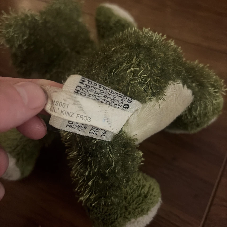 Ganz Webkinz Lil'Kinz Frog HS001 Green Frog Plush Stuff Animal Toy No Code - Image 3 of 4