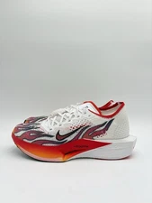 Nike Men's ZoomX VaporFly Next% 3 FK PRM Multiple Sizes White/Flame |HQ3504-100|