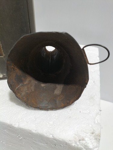 Scarce Vintage Shell Oil Tin Can Paraffin 1Gal & Old Shell Oil Funnel Spout -AF - Picture 13 of 15