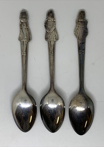 Vintage Dionne Quintuplets 5-Spoon Set Carlton Silver Plated - Picture 5 of 6