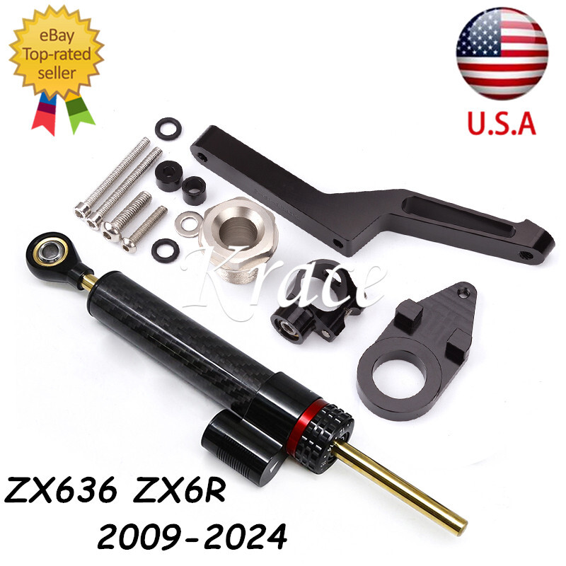For Kawasaki Ninja 600 ZX636 ZX6R 2009-2025 Steering Damper