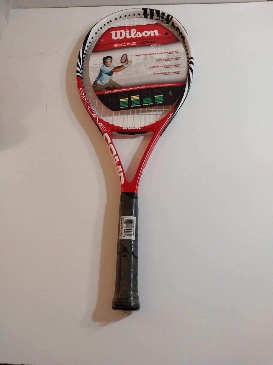 Wilson Six. One Comp Adult Graphite Fused Tennis Racket 100