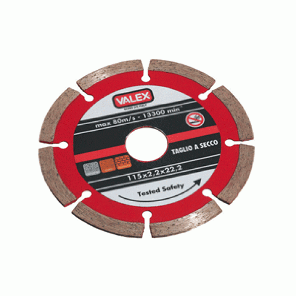 DISCO DIAMANTATO A CORONA SEGMENTATA MM.115 VALEX 1464654