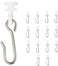 Stainless Steel Button Carrier Hook Compatible With Curtain Tracks Diy Projects