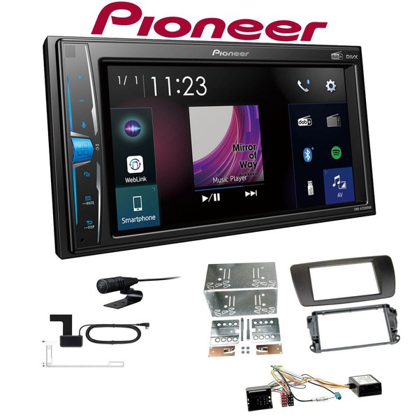 Pioneer 2-DIN Autoradio Bluetooth Dab+ FüR Seat Ibiza IV Nitschwarz Inkl Canbus-image
