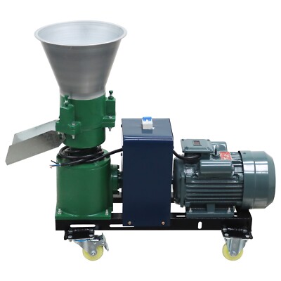220V 3 Rollers Animal Feed Pellet Mill Machine Body No Grinding Disc 120-150Kg/h