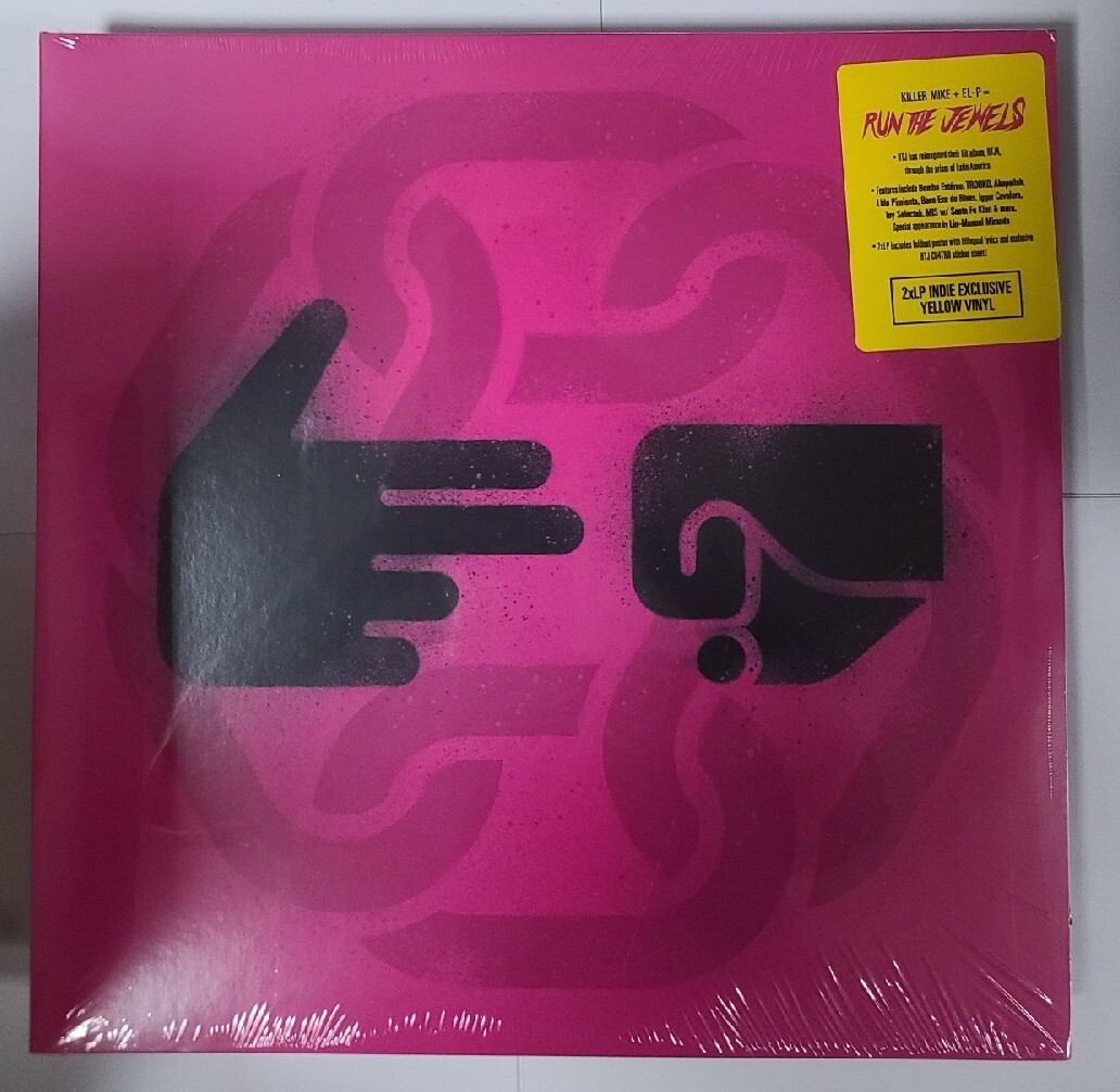 Run The Jewels RTJ Cu4tro - Желтые виниловые пластинки 2 x LP 12 - НОВЫЕ запечатанные