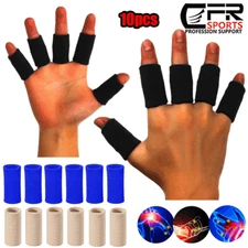 10-30 pcs Finger Trigger Splint Sleeves Corrector Support Brace Protector Sport