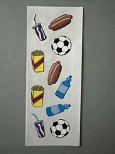 Mrs. Grossman's Stickers | SOCCER SNACKS SPORTS | Retired 1994 Creative Memories