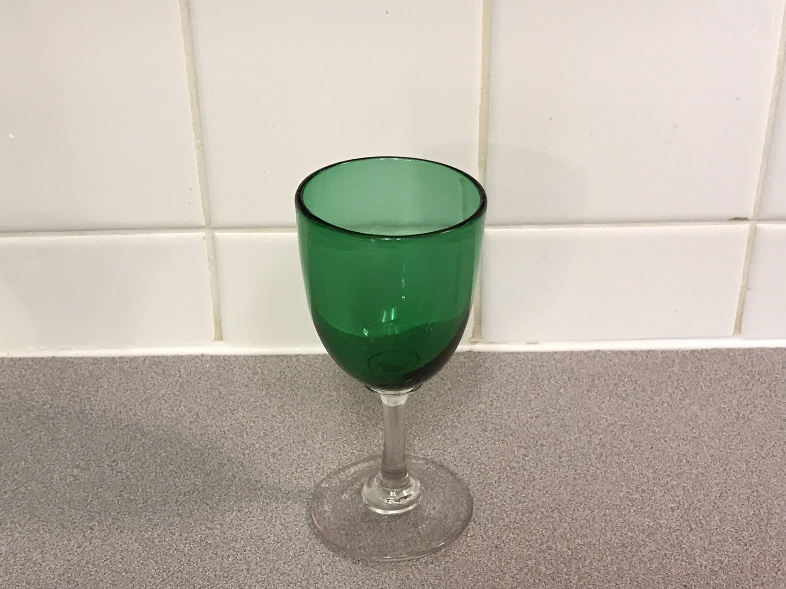 Antique Green 5" Wine Glass eBay