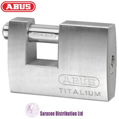ABUS TITALIUM VORHÄNGESCHLOSS 70mm MONBLOCK STANDARDBÜGEL, GLEICHSCHLIESSEND - 82TI/70