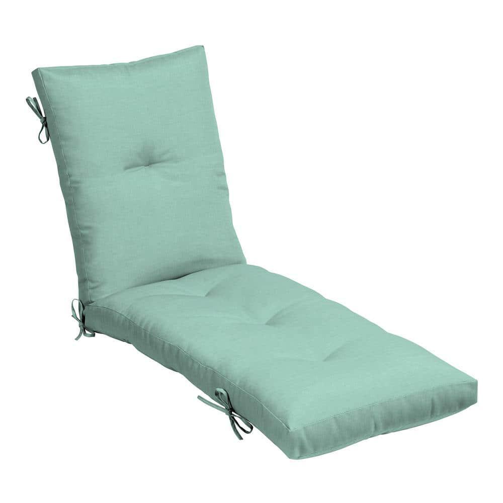 Arden Selections Aqua Patio Cushions Arden Selections Mid Back X