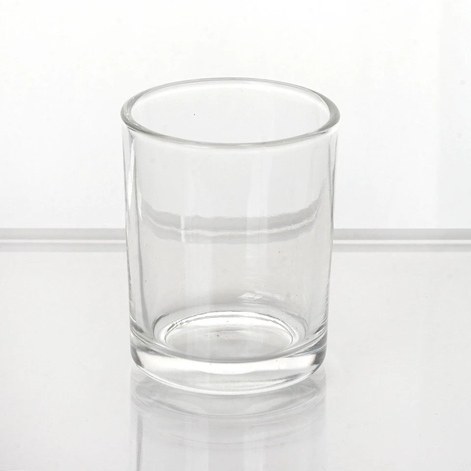 Clear GLASS Candle VOTIVE HOLDERS for Wedding Centerpieces Table Decorations - Image 4 of 4