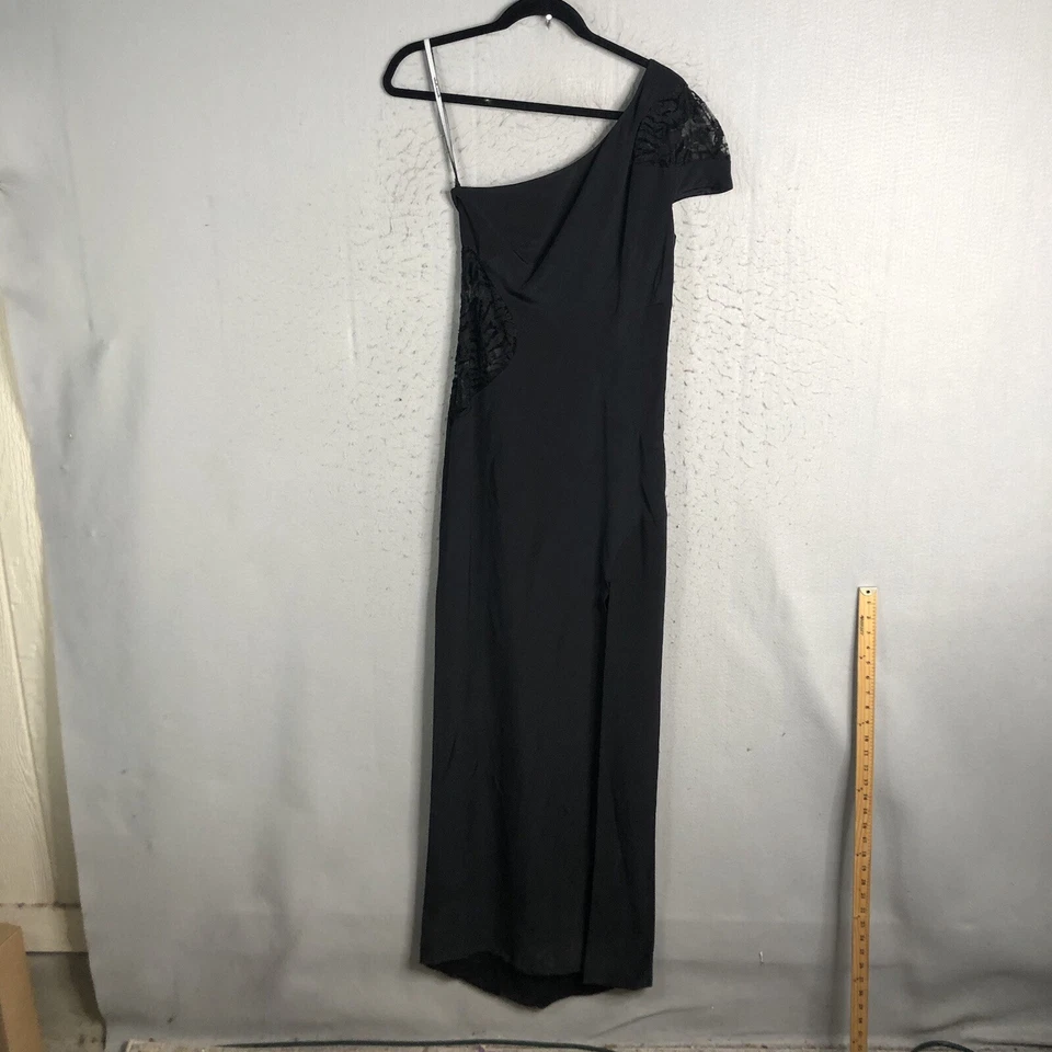 Vestido ML Monique Lhuillier para mujer 6 fuera del hombro vestido de cóctel baile formal Foto 3 de 4