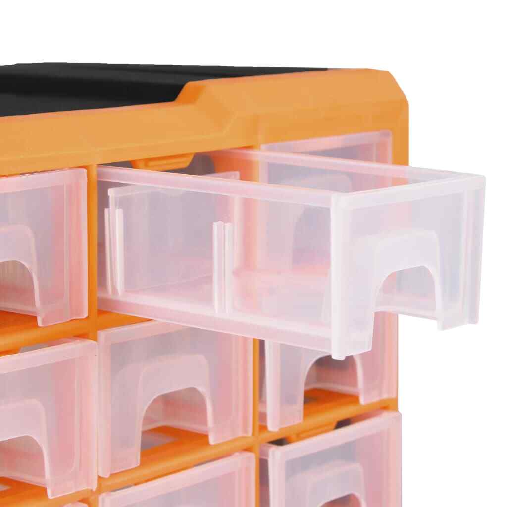 Organizer Officina vidaXL 40 Cassetti Portaminuteria 52x16x37,5 cm - 4