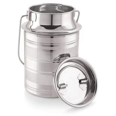 Stainless Steel Milk CAN -Milk Container BarnI Dolu  1 - 2 Litre - Free Ship