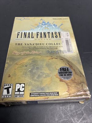 Final Fantasy XI: The Vana diel Collection PC Big Box Game Complete