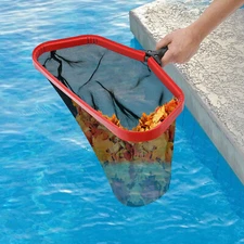 19" Swimming Pool Leaf Skimmer Net, Heavy Duty Aluminum Frame, Fast Cleaning