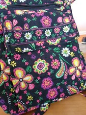 Petal paisley patterned backpack purse
