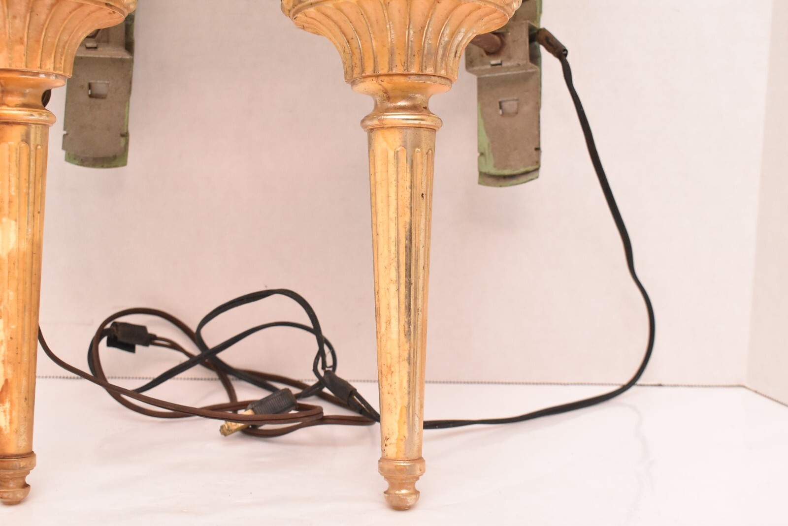 Vintage Pair Of 1972  Schlitz Beer Bar Advertising Wall Sconces Lights Signs