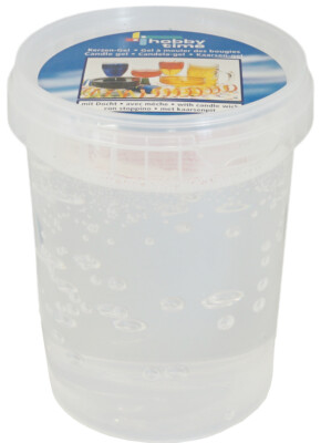Kerzen-Gel mit Docht 400g farblos