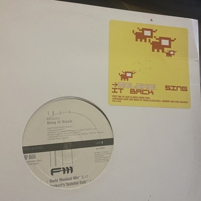 MOLOKO - ''SING IT BACK'' Promo Record Remixes Vinyl Lp Ex