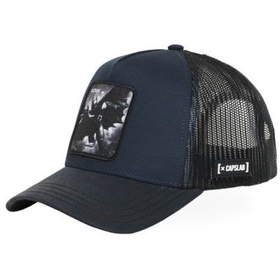 CAPSLAB Trucker Cap BY FREEGUN DC COMICS BATMAN 4 Dark Basecap Mesh Logo Patch