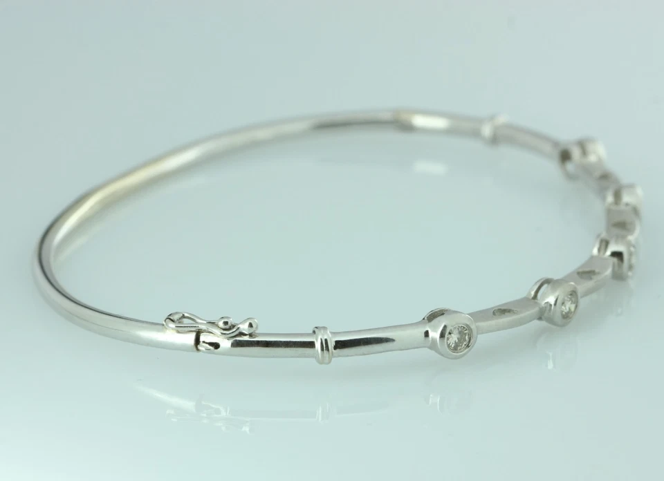 $3500 / EFFY 0.5 CWT Diamond Heart Bracelet / 14K Gold / Wholesale - Image 3 of 4