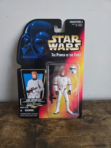 Kenner Star Wars POTF Red Card Luke Skywalker Stormtrooper Disguise Figure