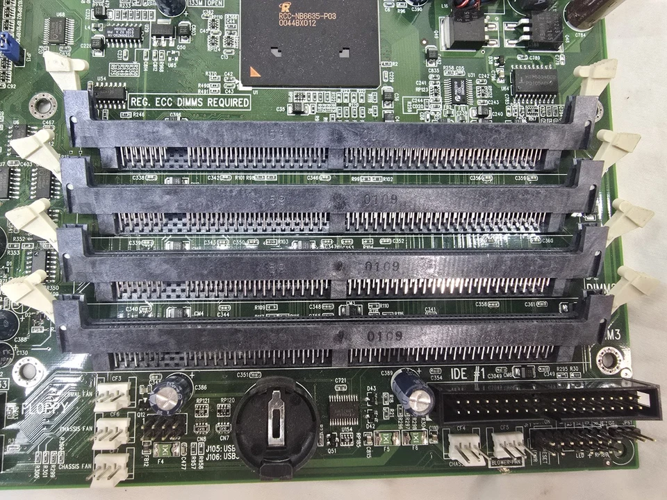 Placa madre SUPER SUPERMICRO 370DLR+ REV 1.2 de colección retro solo placa de computadora Foto 2 de 4