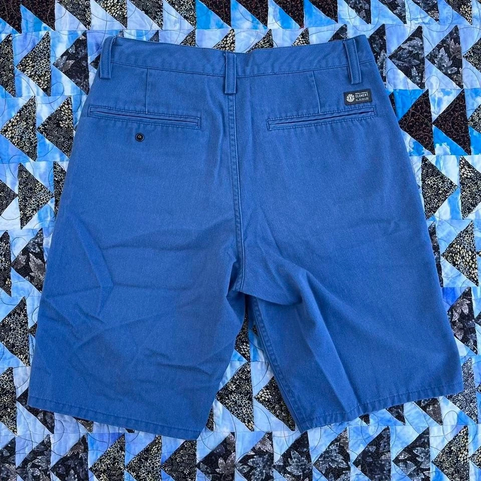 Blue element skater shorts - Image 3 of 4