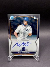 2023 Bowman Draft - Chrome Prospect Autographs Max Anderson #CDA-MA (AU, RC)