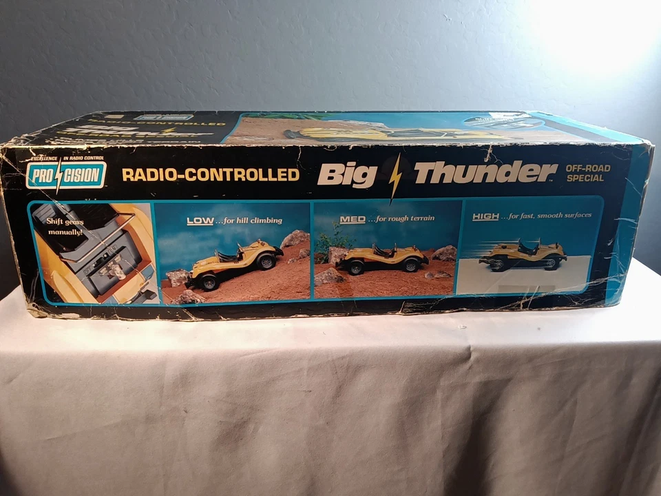 Vintage RC Procision Big THUNDER VW DUNE BUGGY 1/10 Scale RARE NIB 1980 FREE s/h - Image 3 of 4