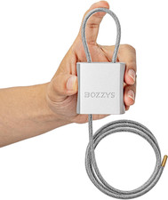 Cable Lock with 3 Keys  L 3.28Ft 1M ,D 1/6In 4Mm Adjustable Steel Cable Padloc