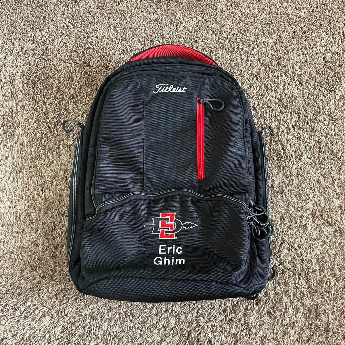 Titleist バックパック 黒/赤 Titleist Backpack Bags for Men for sale - eBay