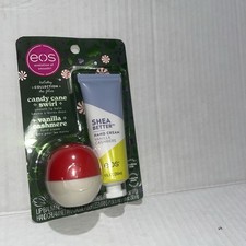 EOS Candy Cane Swirl Lip Balm & Vanilla Cashm...