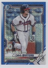 2021 Bowman Chrome Prospects Mega Box Blue Mojo Refractor /150 Drew Waters 0u1n