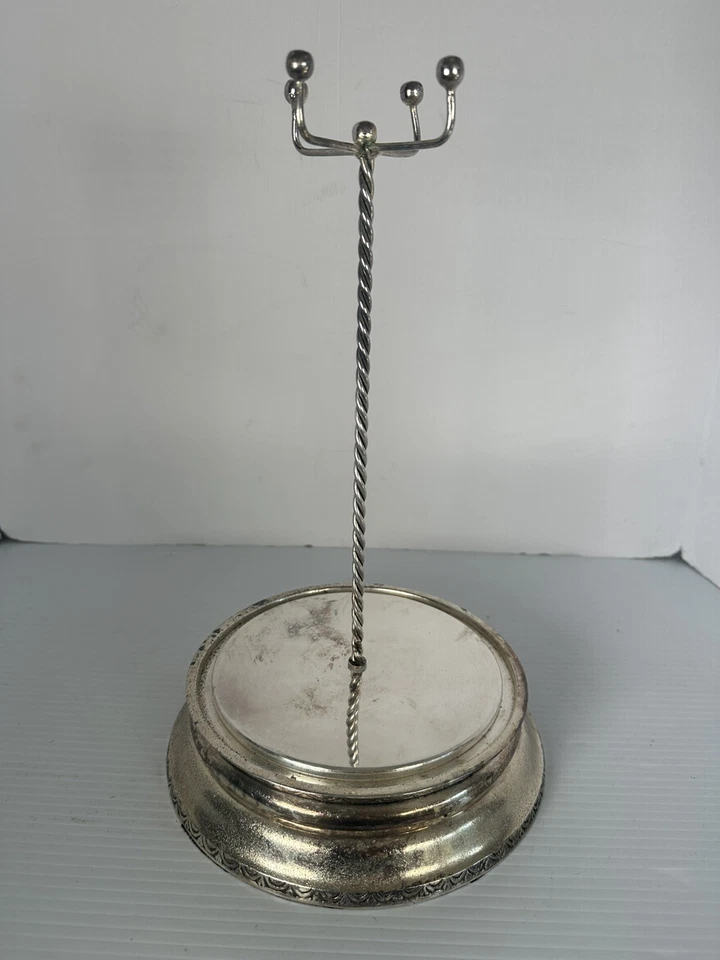 Pottery Barn посеребренные ювелирные изделия дисплей Cloche ожерелье вешалка * без стекла - Изображение 4 из 4