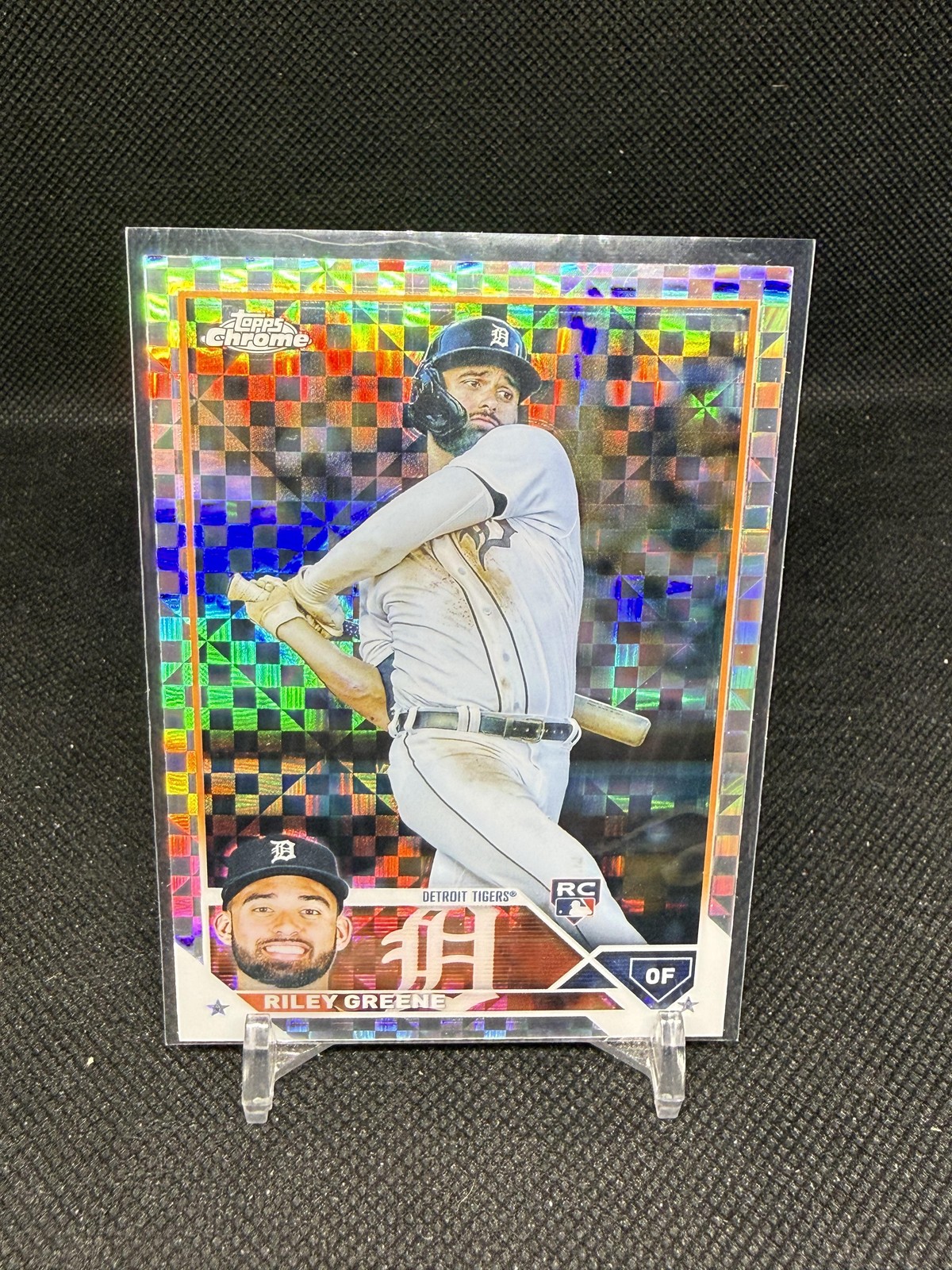 2023 Topps Chrome #182 Riley Greene Prism Refractors