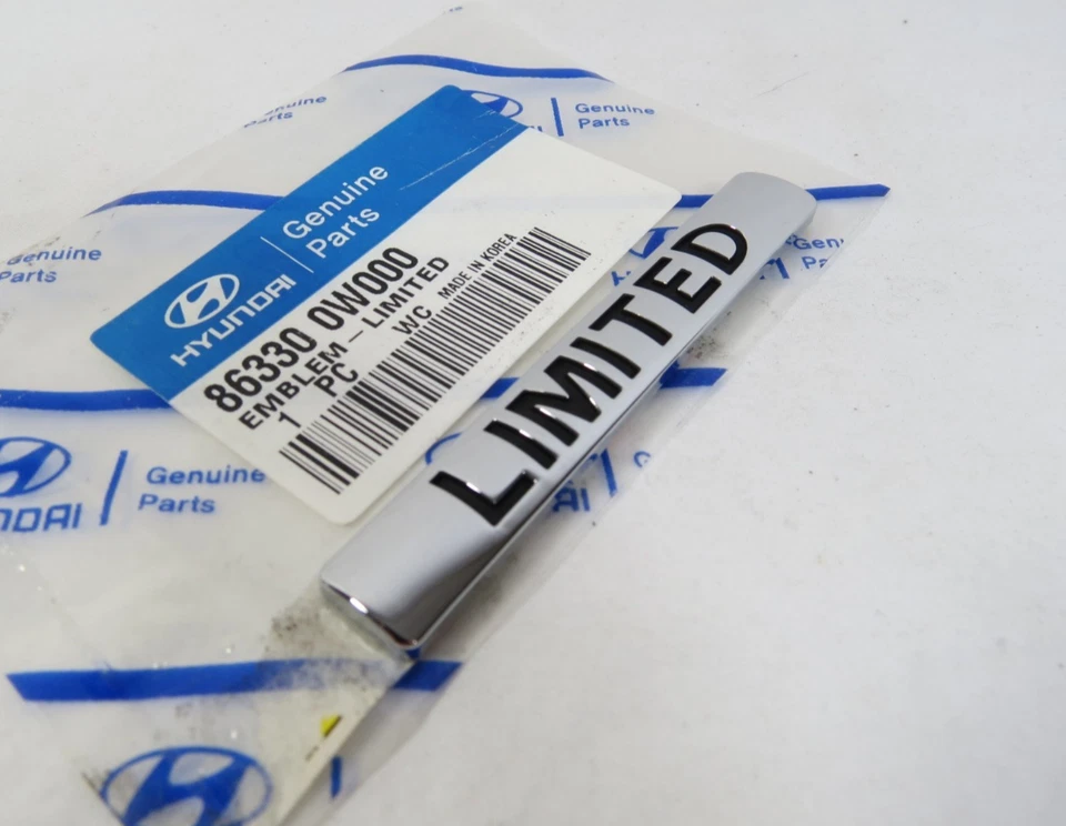 Hyundai Santa Fe Sonata 2007-2014 emblema limitado insignia maletero trasero original OEM Foto 2 de 3