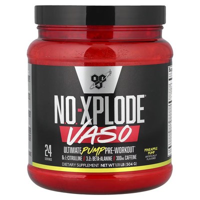 2 X  BSN, No-Xplode� VASO, Ultimate Pump Pre-Workout, Pineapple Pump, 1.11 lb (5
