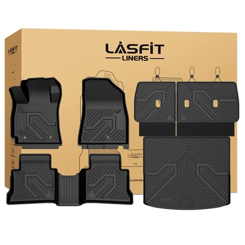 LASFIT Floor Liners & Cargo Mat with Seatback for Kia Seltos 2027 TPE Heavy Duty