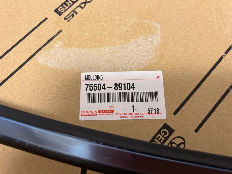 Toyota Genuine 4Runner Pickup 89-95 Chrome Front Lower Windshield Molding OEM - Image 3 of 4