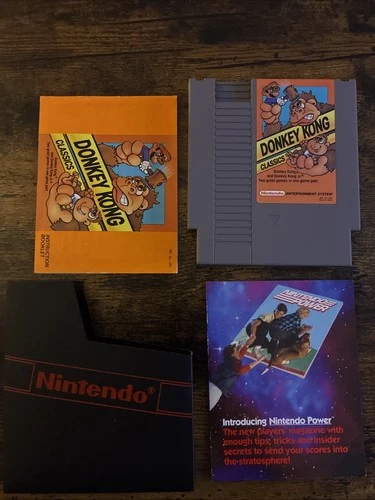 Donkey Kong Classics Nintendo Entertainment NES Authentic Cartridge & Manual