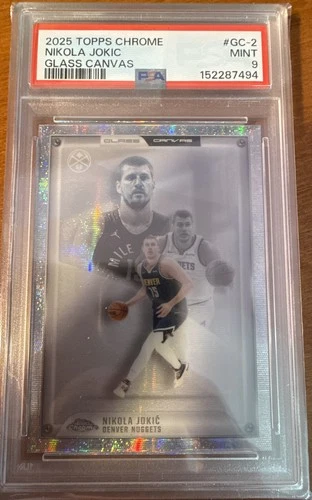2025 Topps Chrome Nikola Jokić Base (PSA 9)